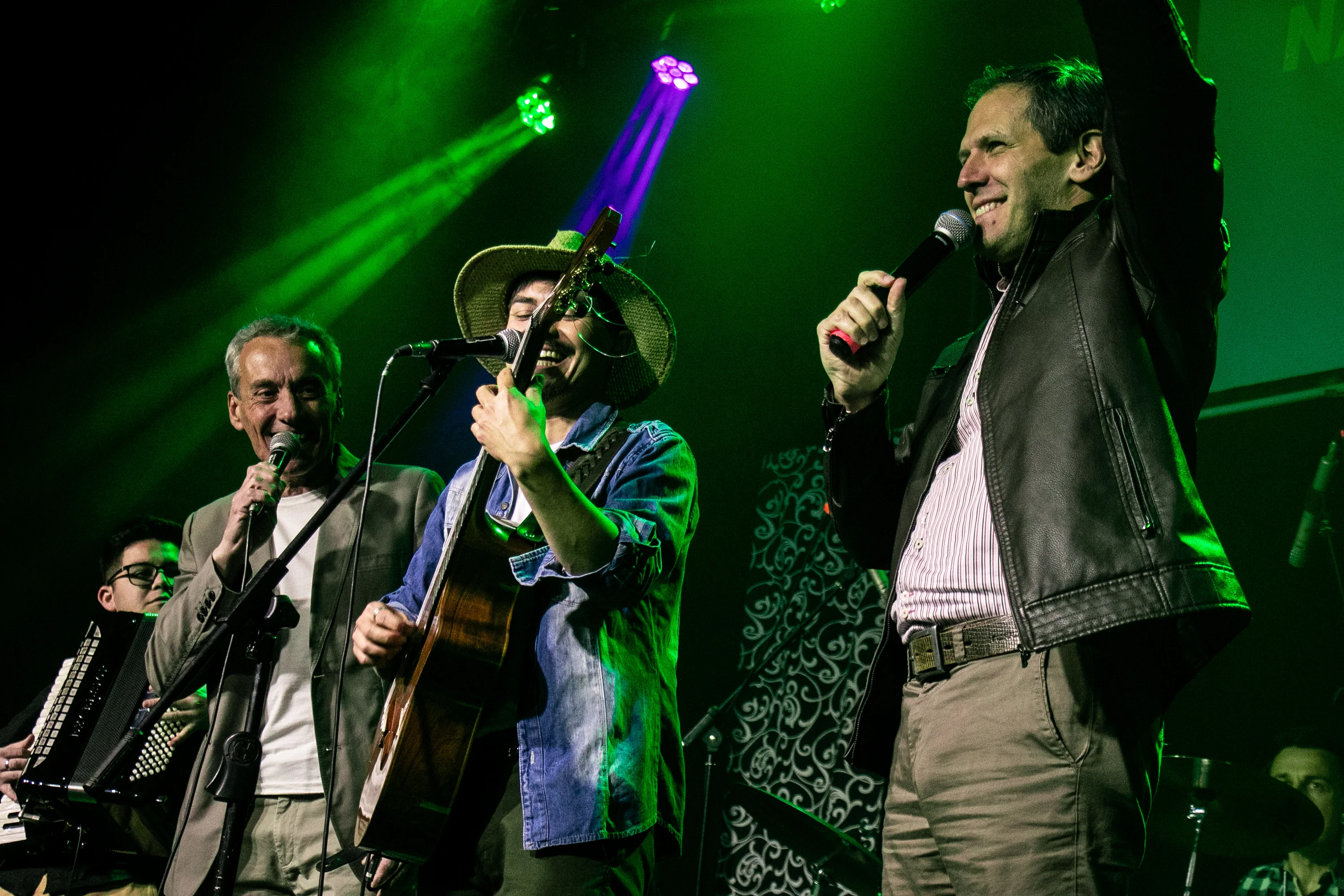 Marcelo Maddoni, Francisco Cuestas y Nahuel Borrá